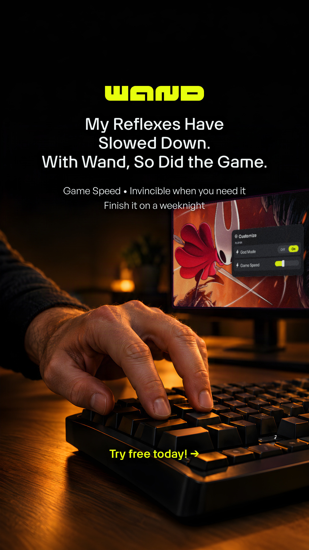 Wand static ad
