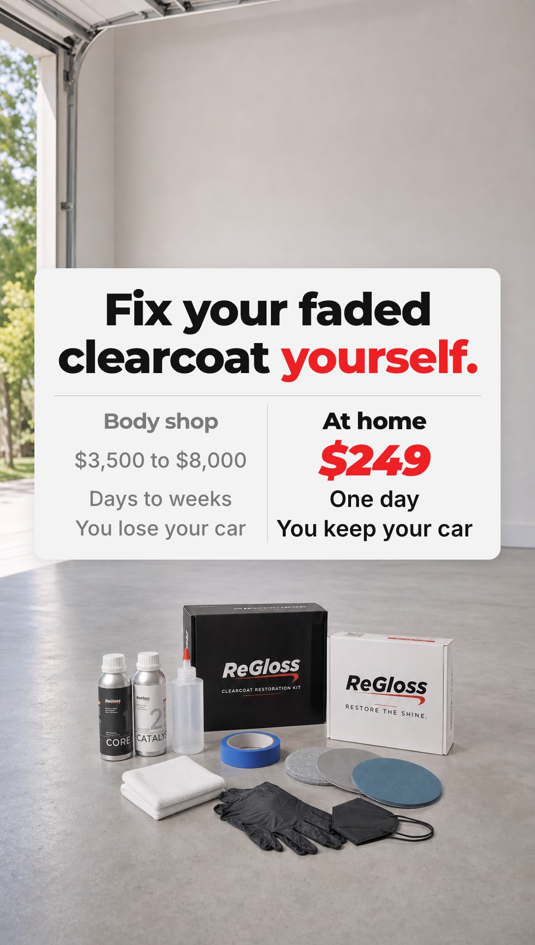01. Fix your faded clearcoat yourself, body shop vs at home