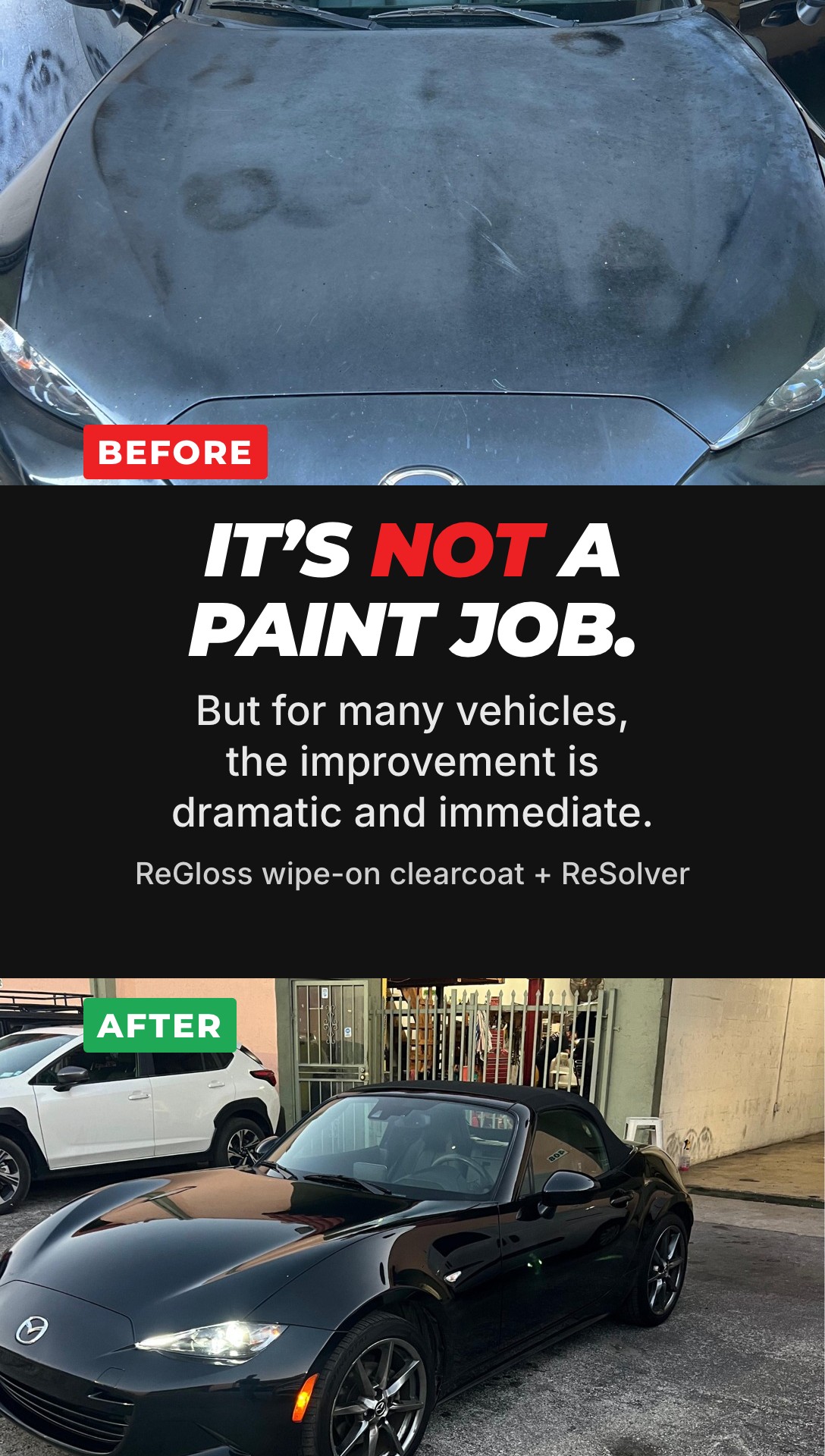 06. It’s not a paint job, real customer before and after