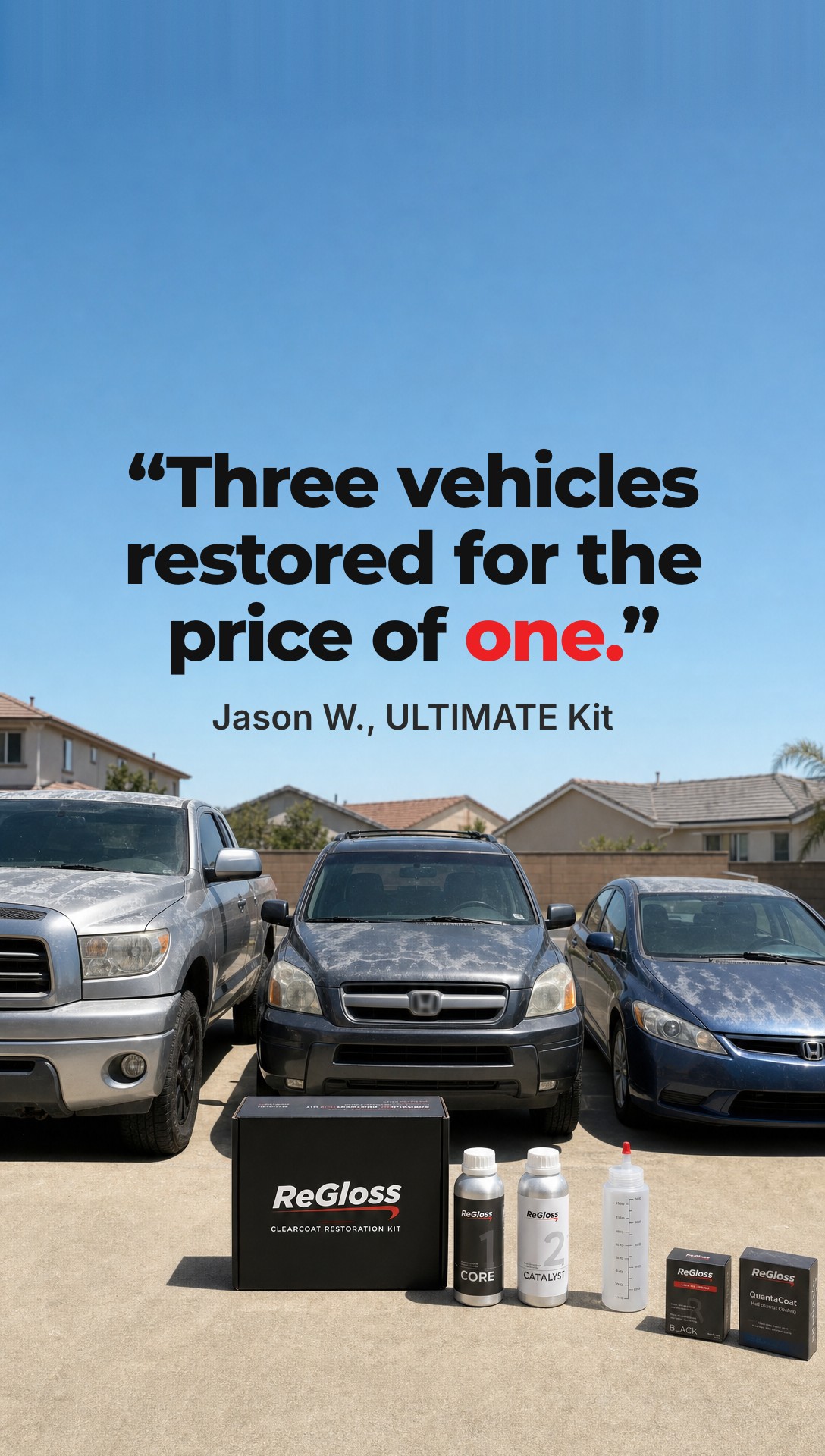 09. “Three vehicles restored for the price of one.”