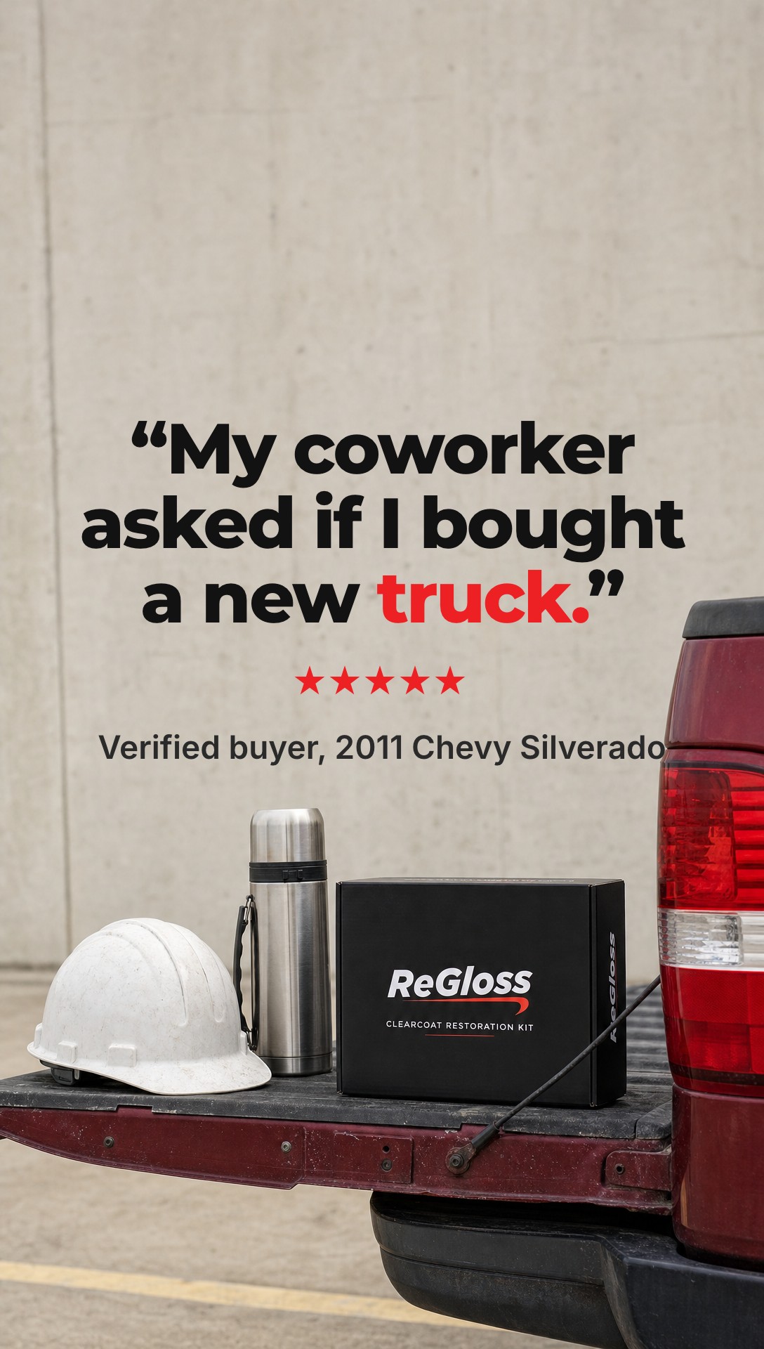 12. “My coworker asked if I bought a new truck.”